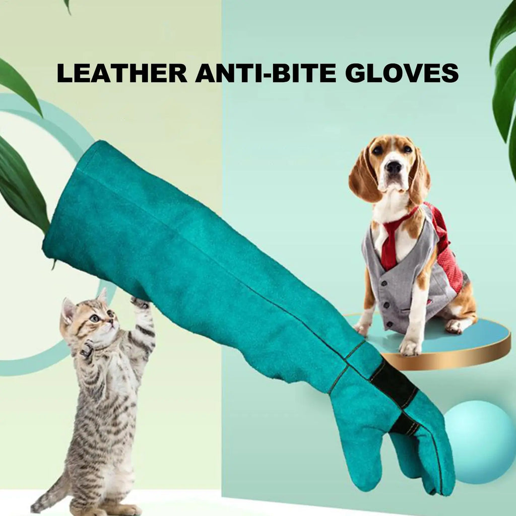 Animal Handling Glove Anti Scratch Protective Gloves Bite Resistant Gloves for Dogs Cat Bird Snake Lizard Wild Animals