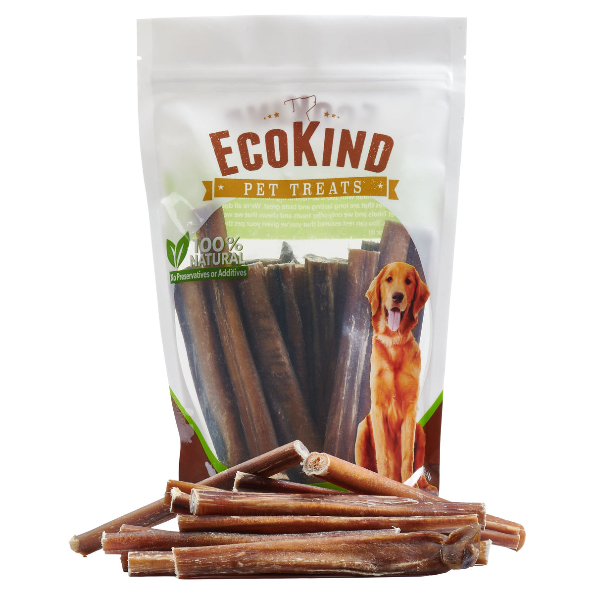 100% Natural Brazilian Bully Sticks - 1 lb Bag  10.00% Off Auto renew