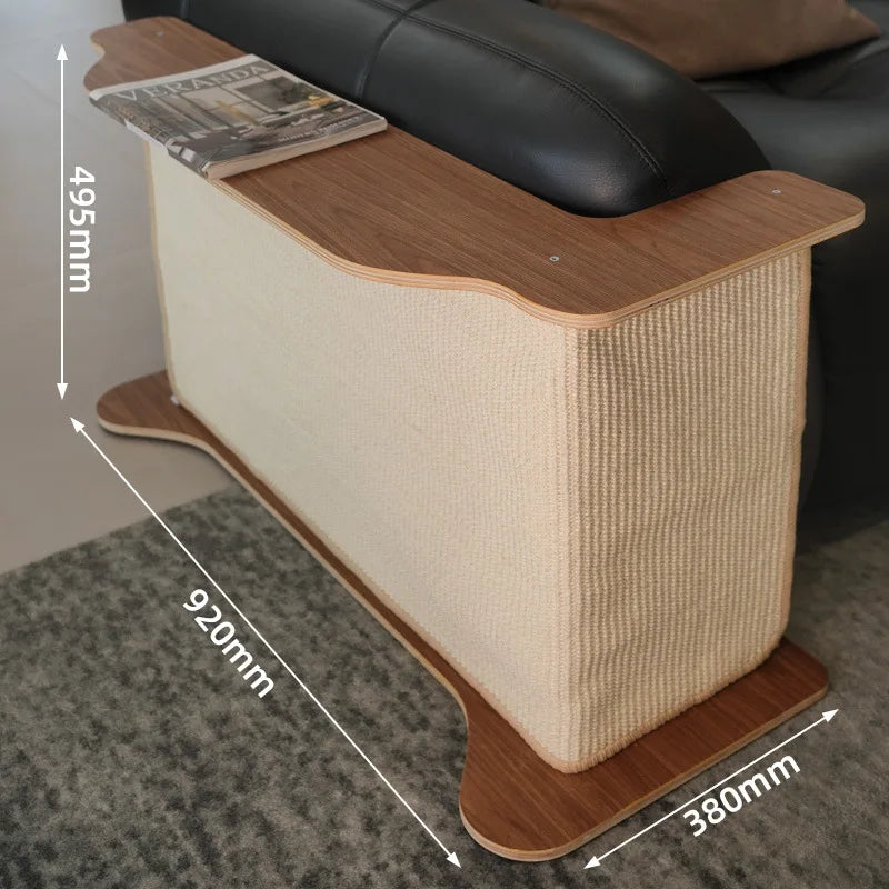 Grand griffoir pour chat, robuste et durable, avec protection anti-griffures pour canapé. Tapis de repos et de jeu à partager avec votre chat.