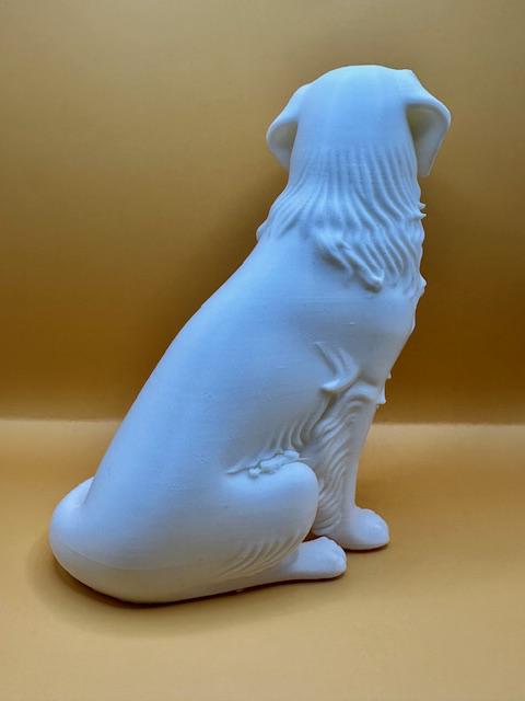 Golden Retriever assis – Statue décorative