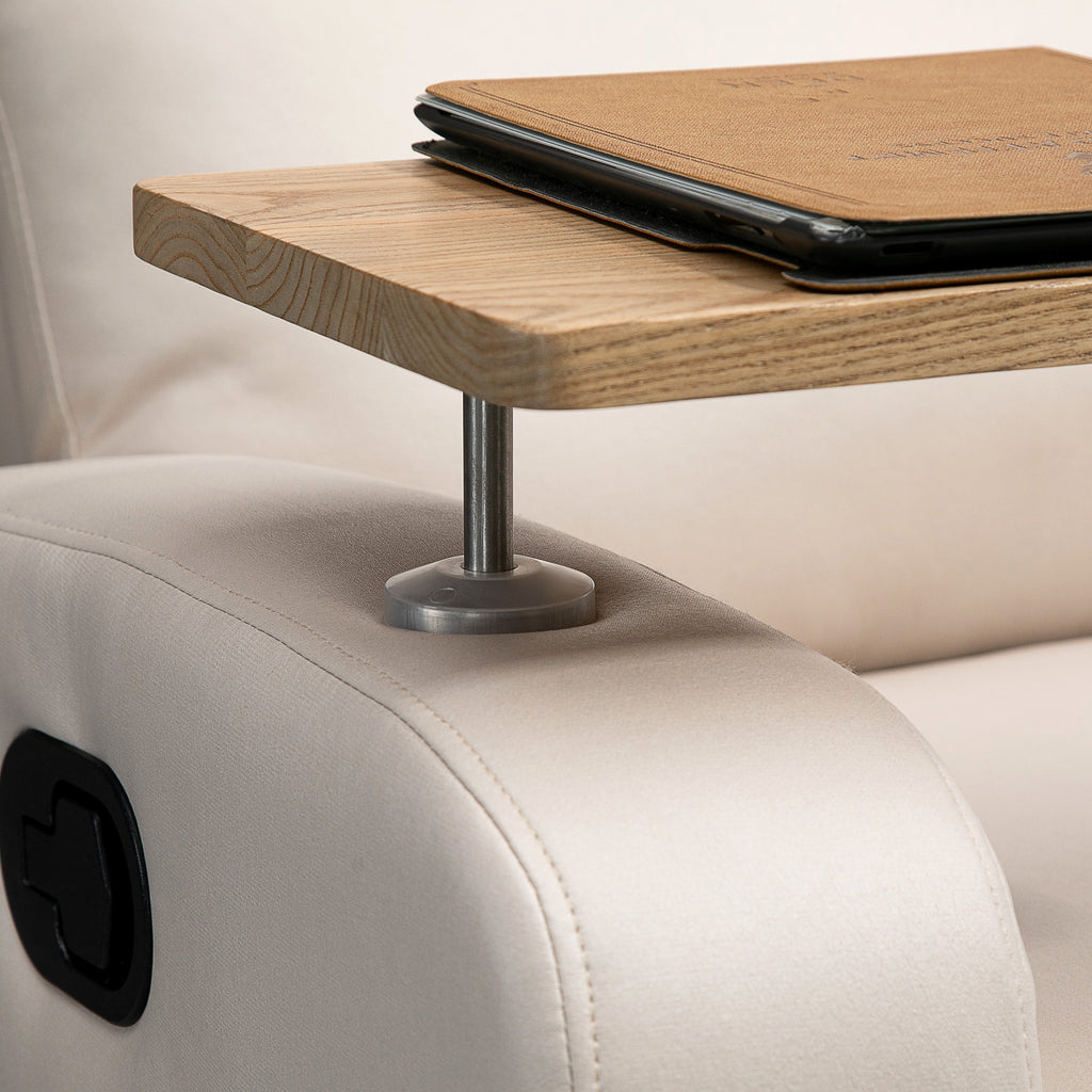 Fauteuil de relaxation fauteuil de massage inclinable avec Tablette, Poches latérales et Télécommande chaise TV