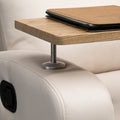 Fauteuil de relaxation fauteuil de massage inclinable avec Tablette, Poches latérales et Télécommande chaise TV