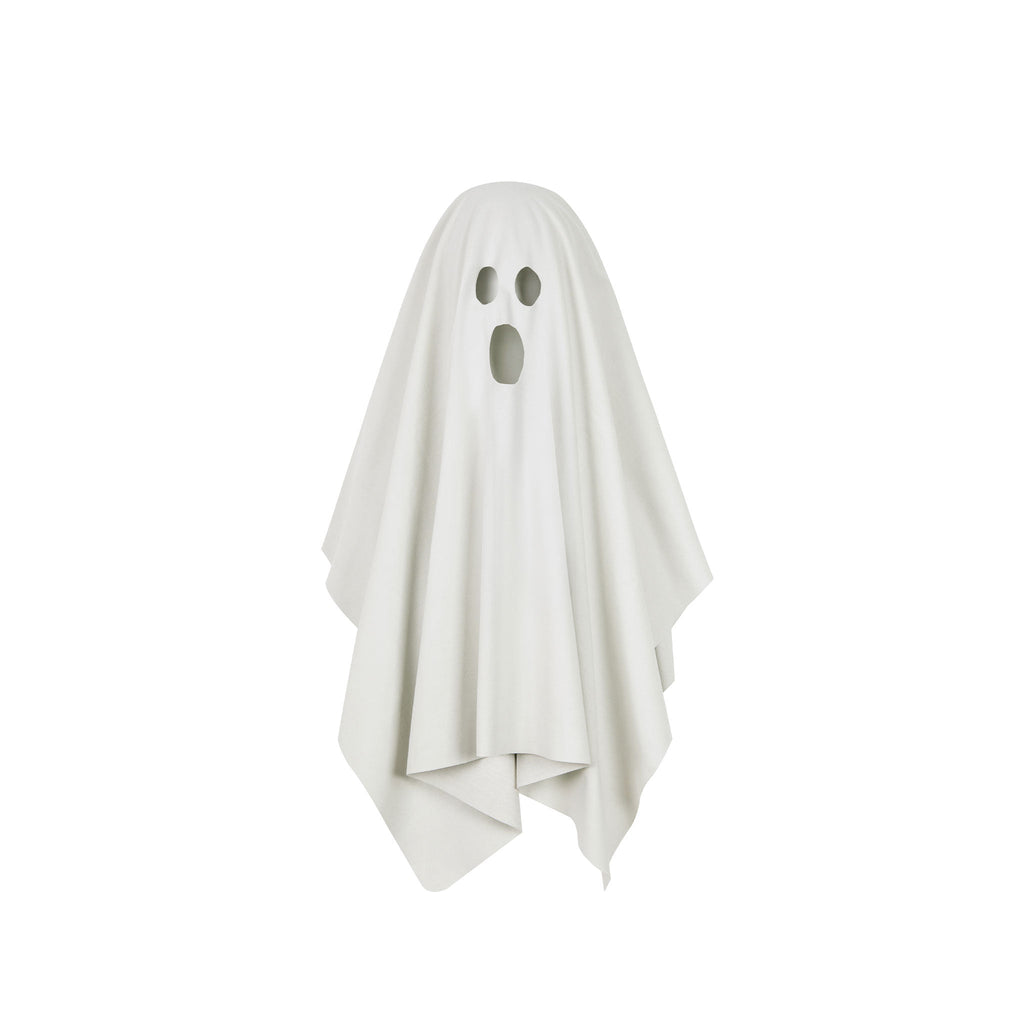 Serviette douce Ghost Dog – Séchage rapide & costume fantôme