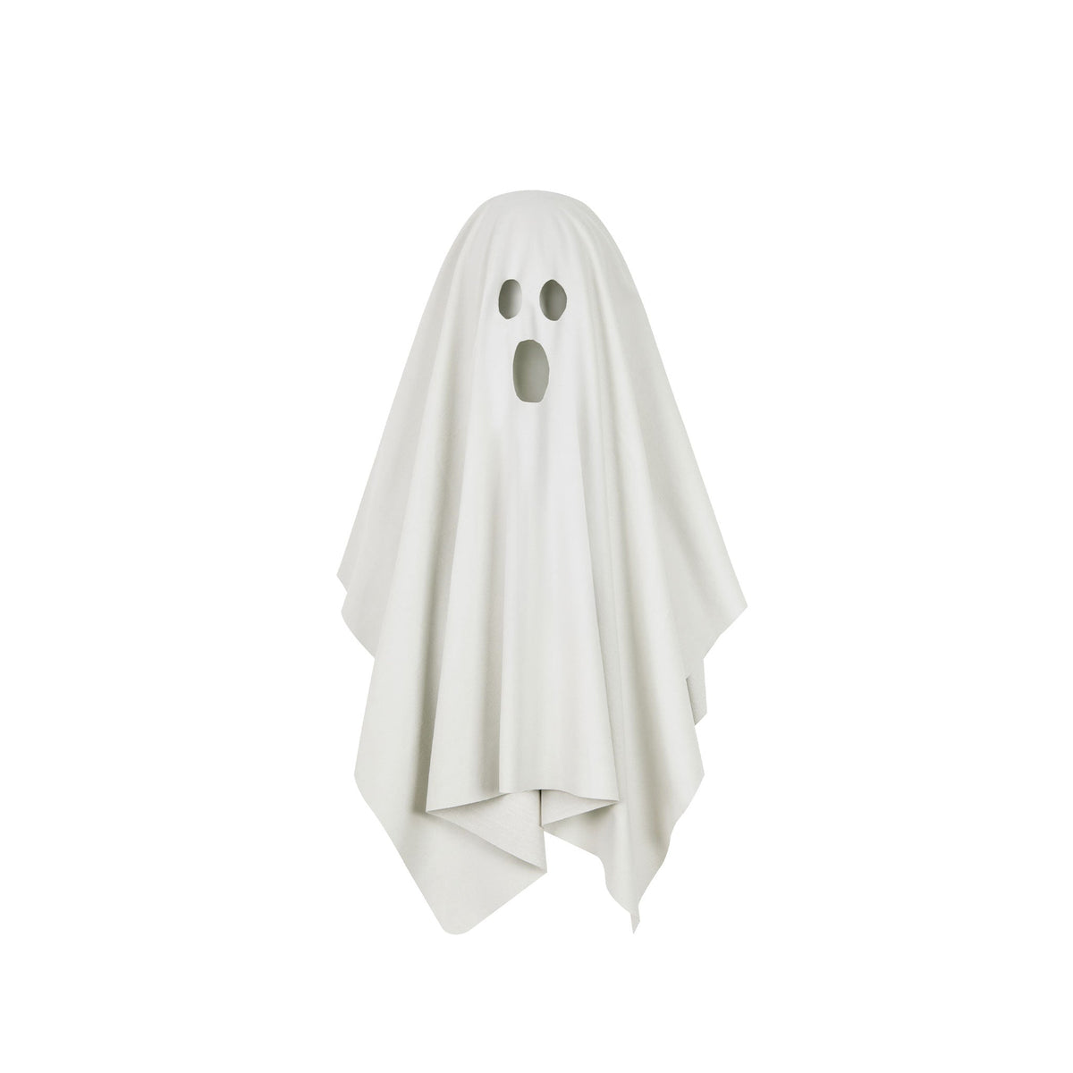 Serviette douce Ghost Dog – Séchage rapide & costume fantôme