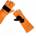 Anti-bite Safety Bite Gloves For Catch Dog Cat Reptile Animal Ultra Long Thickened Cowhide Pets Grasping Biting Protective Glove - Alma Nova Care