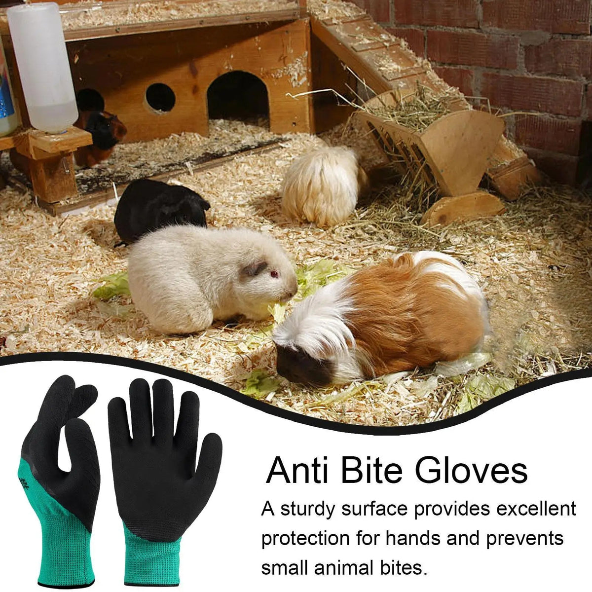 Bite-resistant Pet Gloves Anti Scratch Thickened Hand Protection Gloves Cat Dog Squirrels Hamsters Birds Pet Training Assistant - Alma Nova Care