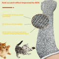 Bite & Scratch Resistant Leather Gloves Puncture Proof Heavy Duty Pet Handling Gloves For Cat Grooming Vet Parrot Bird Falconry