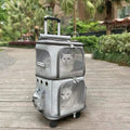 Valise de transport à roulettes, pliable, 2 compartiments de rangement et une bonne ventilation. - Alma Nova Care
