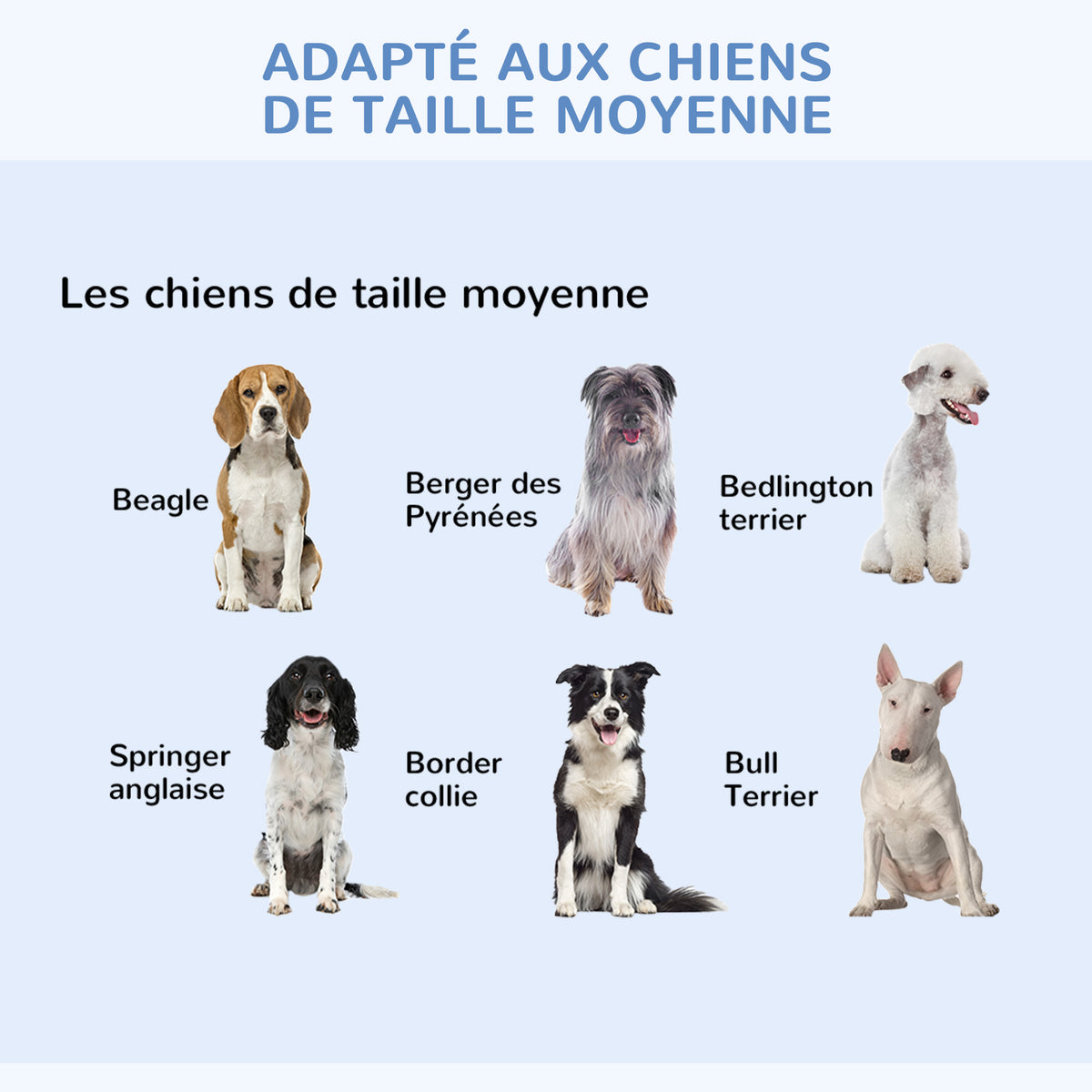 Cage caisse de transport pliante pour chien en acier 2 portes verrouillables 106L x 71,5l x 76H cm noir