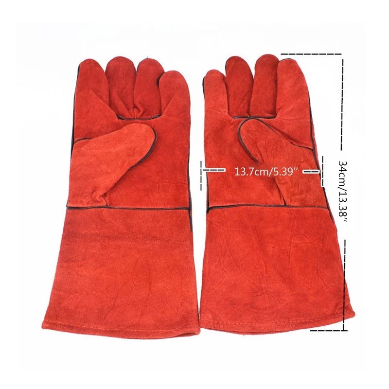 Bird Training Gloves Anti-Bite Animal Handling Gloves Hands and Wrist for Protection from for Cat Scratch