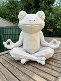Grenouille Zen effet pierre – Décoration méditative imprimée en 3D