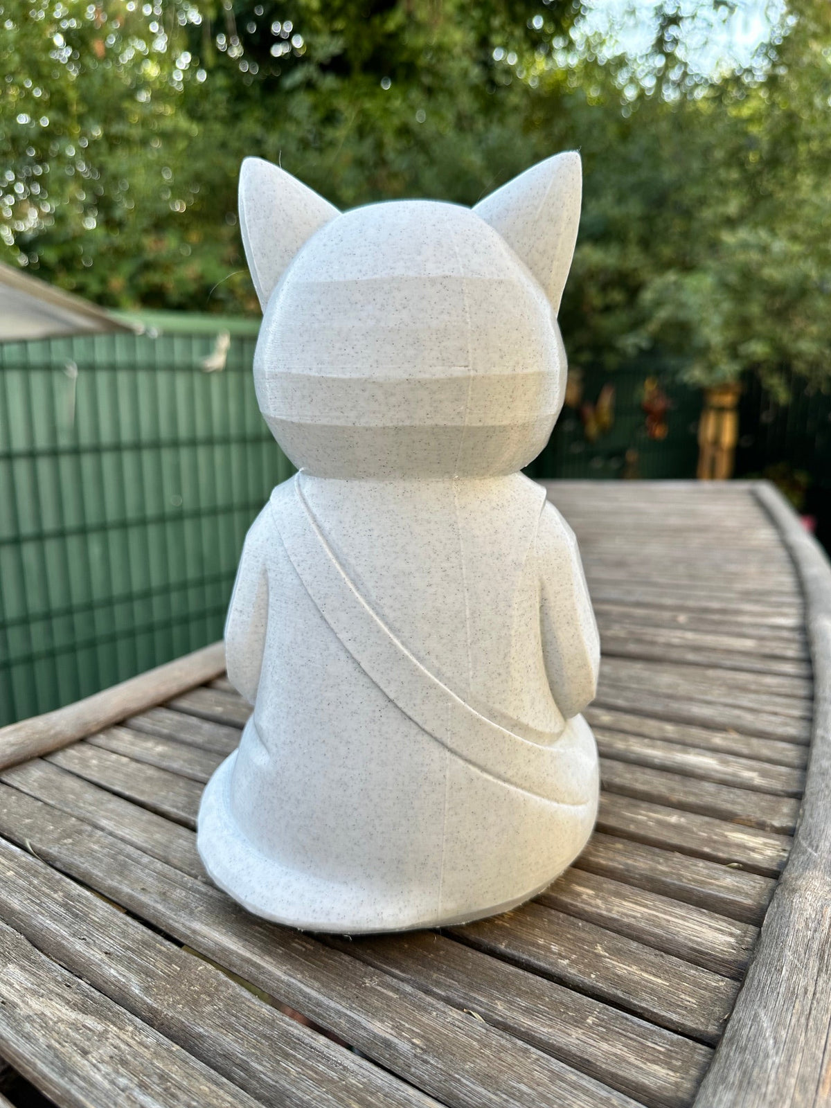 Chat Zen Méditation Low Poly – Décoration intérieure et extérieure